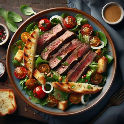 Image of Ranch Steak Bruschetta Salad Cooking Light