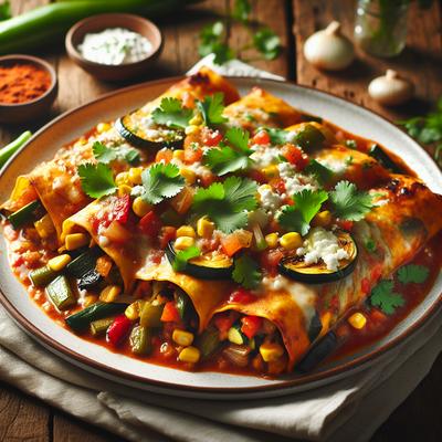 Image of Ranchero Roasted Vegetable Enchiladas Rsc