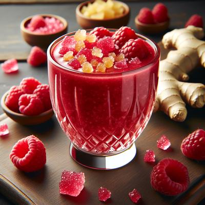 Image of Raspberries Crystallized Ginger Smoothie