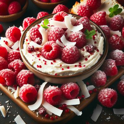 Image of Raspberry and Coconut Cream Cheese Spread