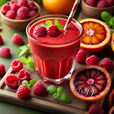 Image of Raspberry Blood Orange Natural Fruit Smoothie