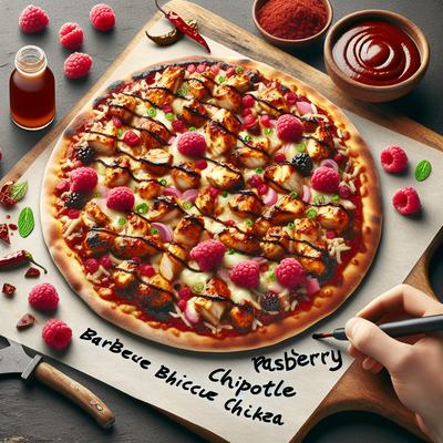 Image of Raspberry Chipotle Barbecue Chicken Pizza