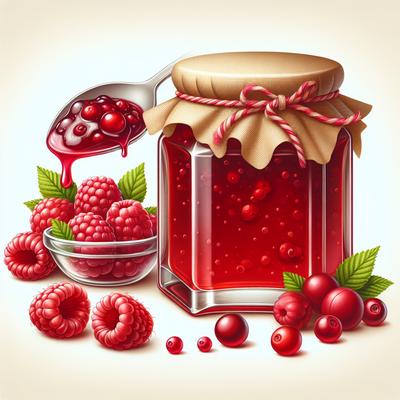 Image of Raspberry Cranberry Dessert Preserves