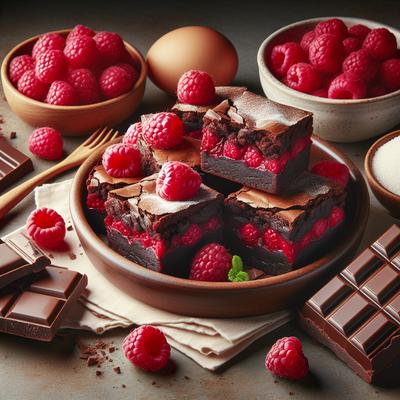 Image of Raspberry Filled Brownie Delights