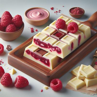 Image of Raspberry Filled White Chocolate Bars