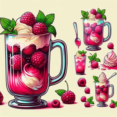 Image of Raspberry Float and Variations
