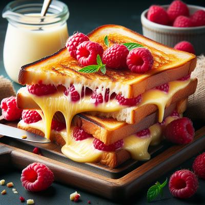 Image of Raspberry Grilled Cheese Sandwiches