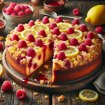 Image of Raspberry Lemon Streusel Coffee Cake