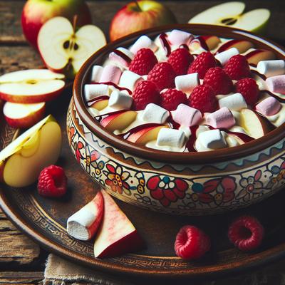Image of Raspberry Marshmallow Creme Dip for Fruit