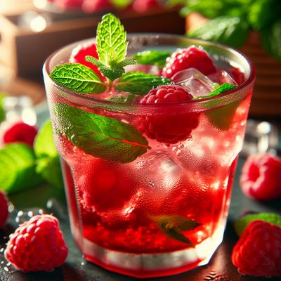 Image of Raspberry Mint Iced Tea Hic Up