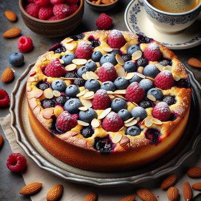 Image of Raspberry or Blueberry Almond Coffee Cake