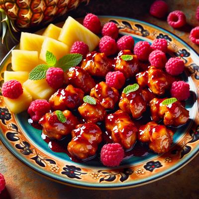 Image of Raspberry Pineapple Chicken Nibbles