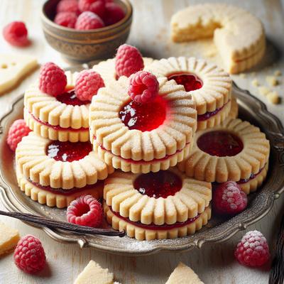 Image of Raspberry Shortbread Cookies