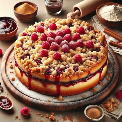 Image of Raspberry Streusel Coffee Cake