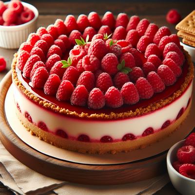 Image of Raspberry Torte with Graham Cracker Crust