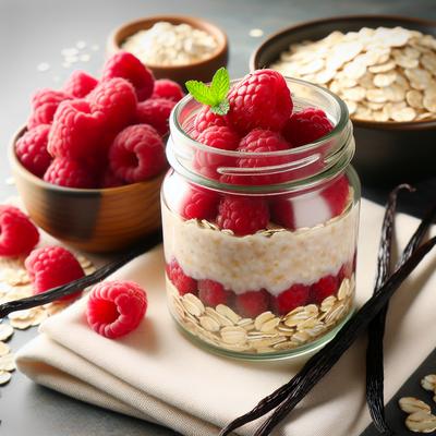 Image of Raspberry Vanilla Refrigerator Oatmeal
