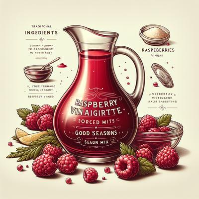 Image of Raspberry Vinaigrette Using Good Seasons Mix