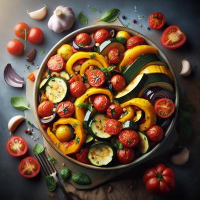 Image of Ratatouille of Summer Squash and Tomatoes