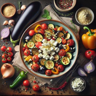 Image of Ratatouille with Goat's Cheese Herby Crumble