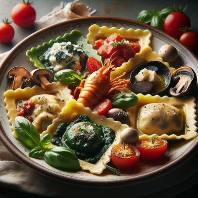 Image of Ravioli Dough and Choice of 4 Fillings