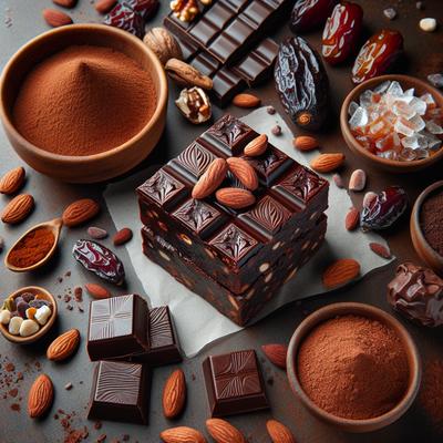 Image of Raw Food Brownies or Chocolate Bars