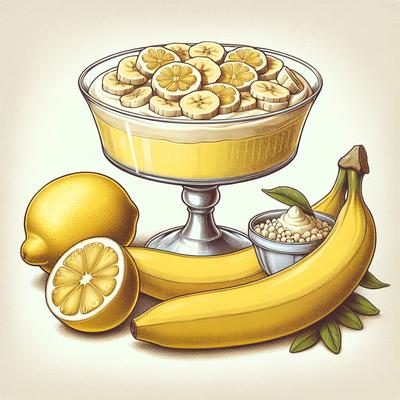 Image of Raw Food Lemon Pudding Banana Base