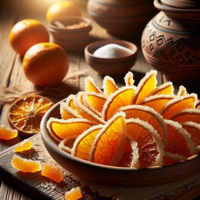 Image of Rays of Sunshine Homemade Candied Orange Peel