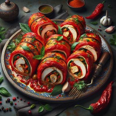 Image of Rcs 11 Roasted Red Pepper Chicken Rolls