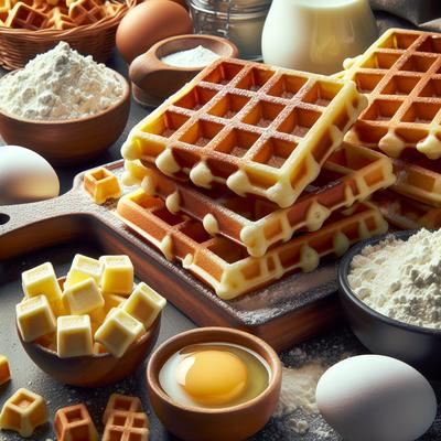 Image of Real Belgian Stiff Dough Waffles No Sugar Added
