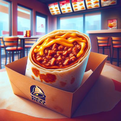 Image of Real Deal Taco Bell Chili Cheese Burrito