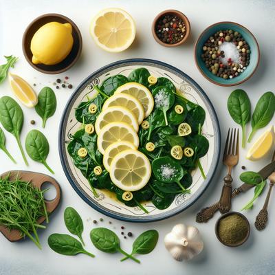 Image of Real Simple's Lemon Spinach