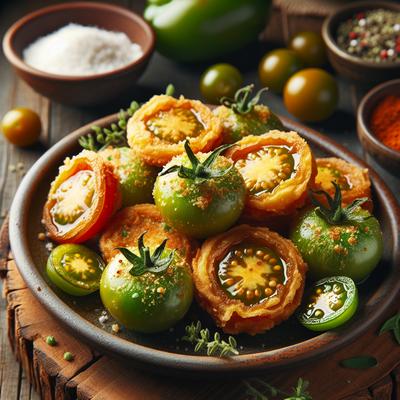 Image of Really Easy and Good Fried Green Tomatoes