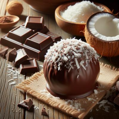 Image of Really Easy Chocolate Covered Coconut Candy