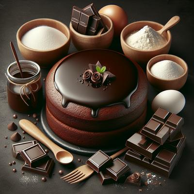 Image of Really Easy Moist Dark Chocolate Cake