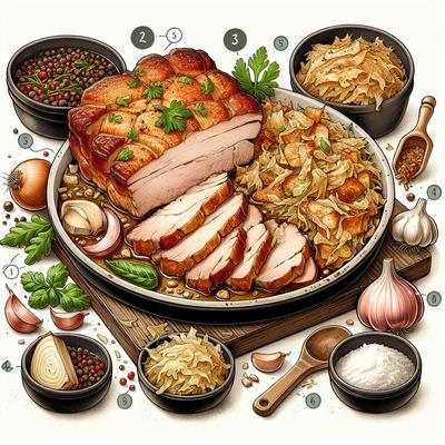 Image of Really Easy Pork and Sauerkraut Bake
