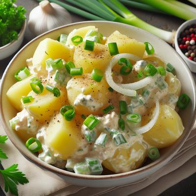 Image of Really Good Simple Fresh Potato Salad No Mustard No Relish