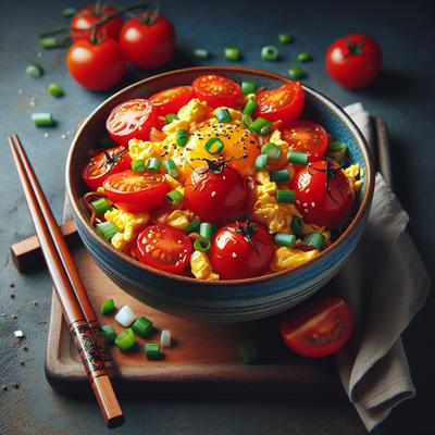 Image of Really Quick Authentic Chinese Egg and Tomato Stir Fry That Actually Tastes Good