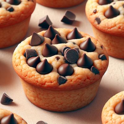 Image of Really Yummy Miniature Chocolate Chip Cookie Cups