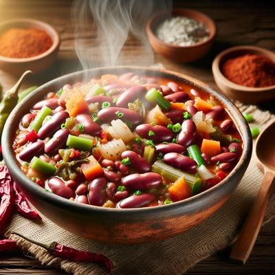 Image of Red Beans Poor Holler Style