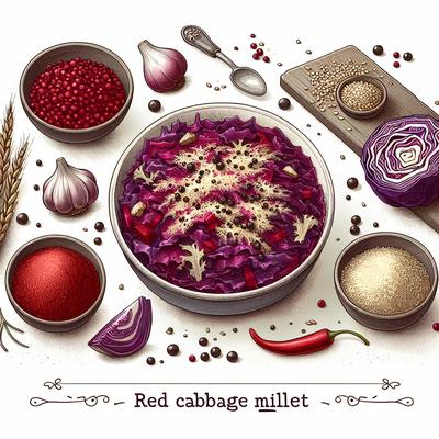 Image of Red Cabbage Millet Gratin German Vegetarian