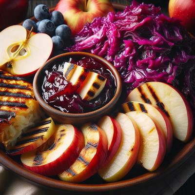 Image of Red Cabbage W Apples and Grape Jelly