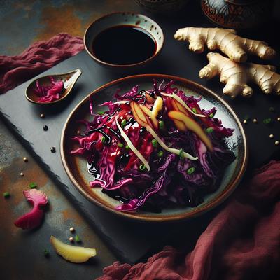 Image of Red Cabbage with Ginger and Balsamic Vinegar