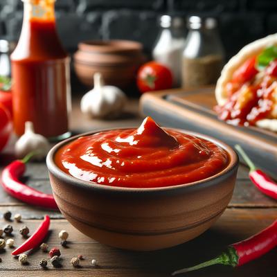 Image of Red Chili Sauce for Kebabs of Gyros