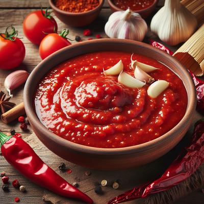 Image of Red Chili Sauce to Be Used with Traditional Tamales