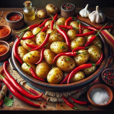 Image of Red Hot Chilli Pepper New Potatoes