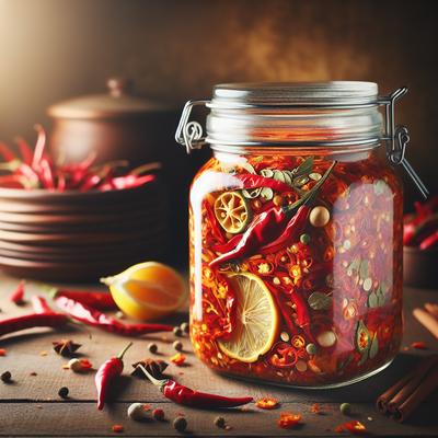 Image of Red Hot Sipper Mix in a Jar