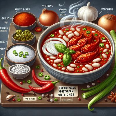 Image of Red Hot Wing Vegetarian White Chili