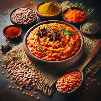 Image of Red Lentil Cumin and Turmeric Mash