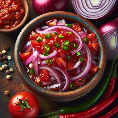 Image of Red Onion Tomato and Chilli Relish