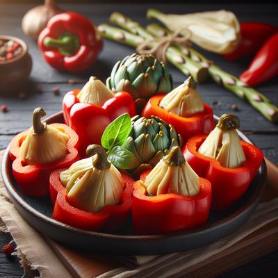 Image of Red Pepper and Artichoke Bites
